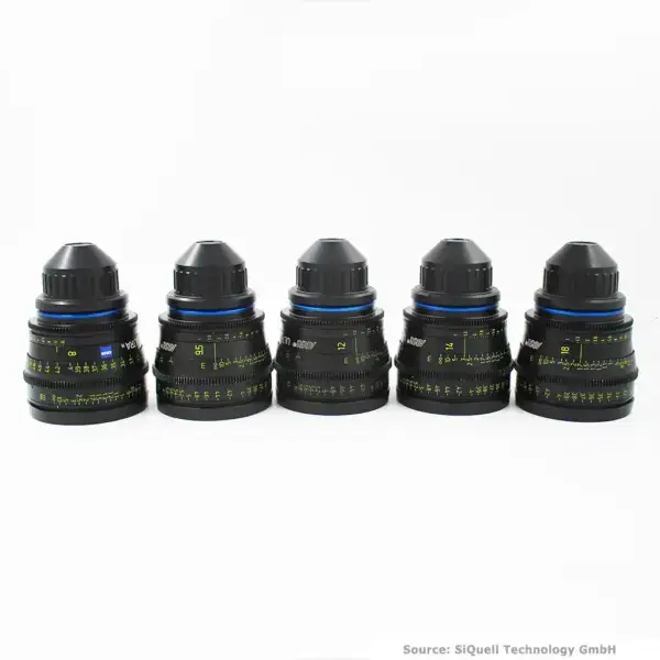 ARRI/ZEISS - Ultra 16 Prime Set (USED) METRIC (5 lenses)