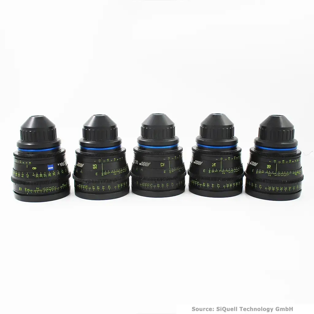 ARRI/ZEISS - Ultra 16 Prime Set (USED) METRIC (5 lenses)