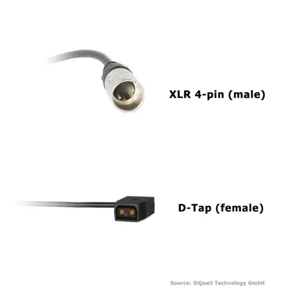 SiQuell - Adapter cable XLR 4-pin (m) - D-Tap [f]