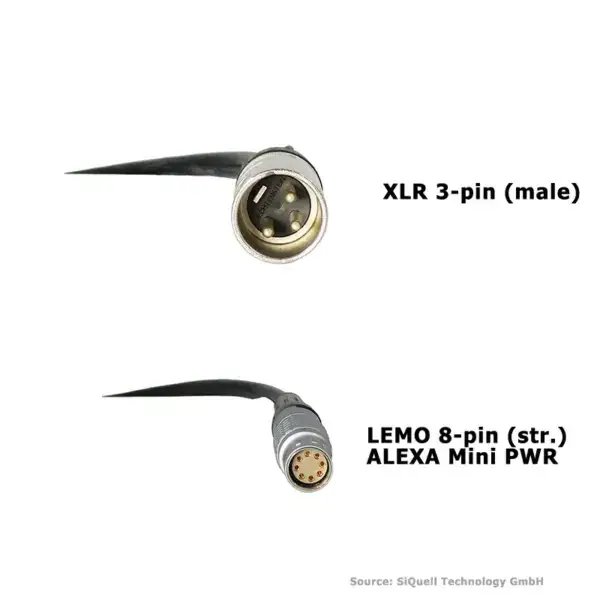 SiQuell - Power cable XLR-3 to ARRI ALEXA Mini (LF) | AMIRA | ALEXA 35 (straight)