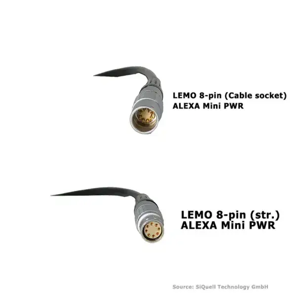SiQuell - Power extension cable ARRI ALEXA Mini (LF) | AMIRA | ALEXA 35 (straight)