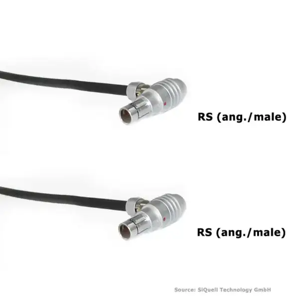 SiQuell - Powercable RS 3-pin (ang./male) to RS 3-pin (ang./male)