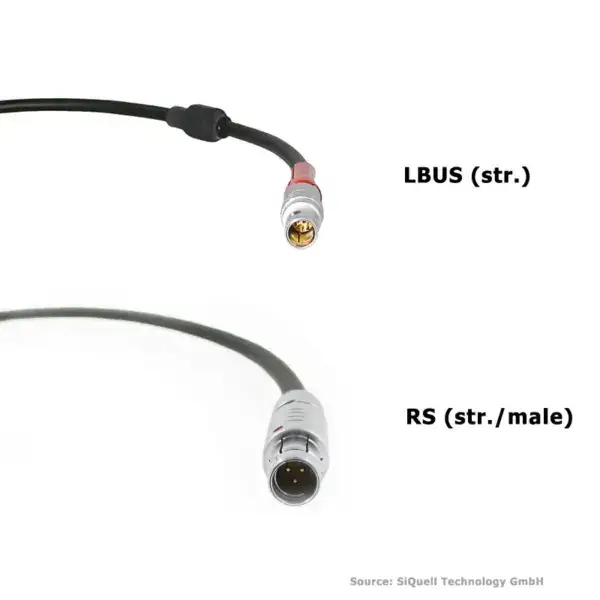SiQuell - Powercable RS 3-pin (male/str.) - LBUS (straight)