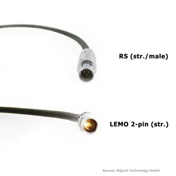 SiQuell - Powercable RS (str.) [m.] - Lemo 2-pin (str.)