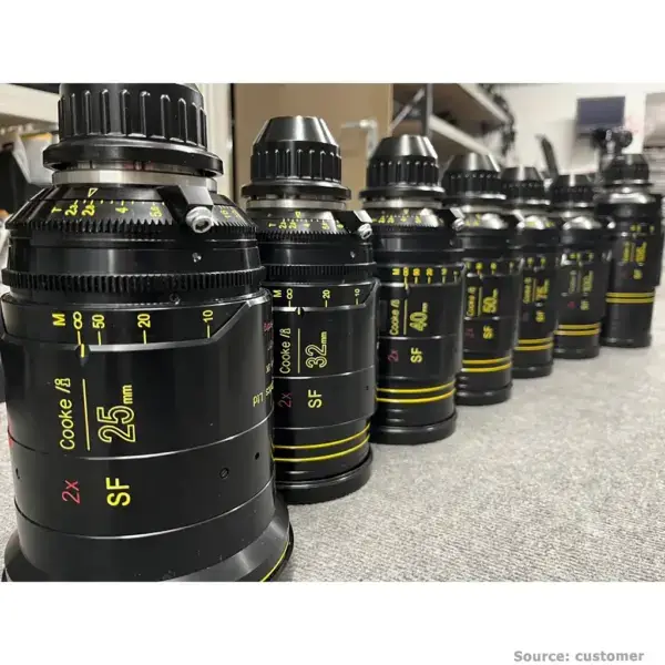 COOKE - Anamorphic (2x) Prime Set (metric Scale) USED