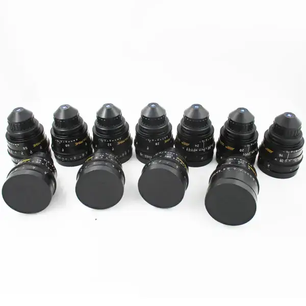ARRI / ZEISS - Ultra Prime set (11 primes / feet-scale / USED)